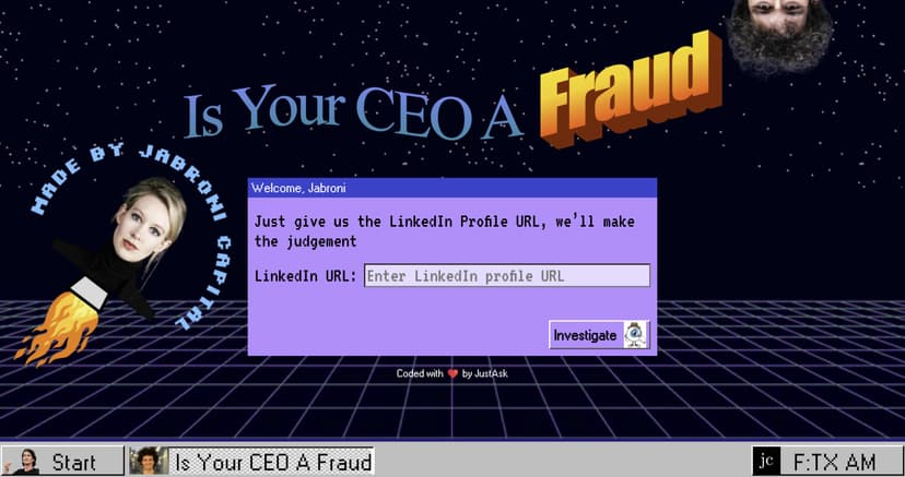 Is My CEO A Fraud